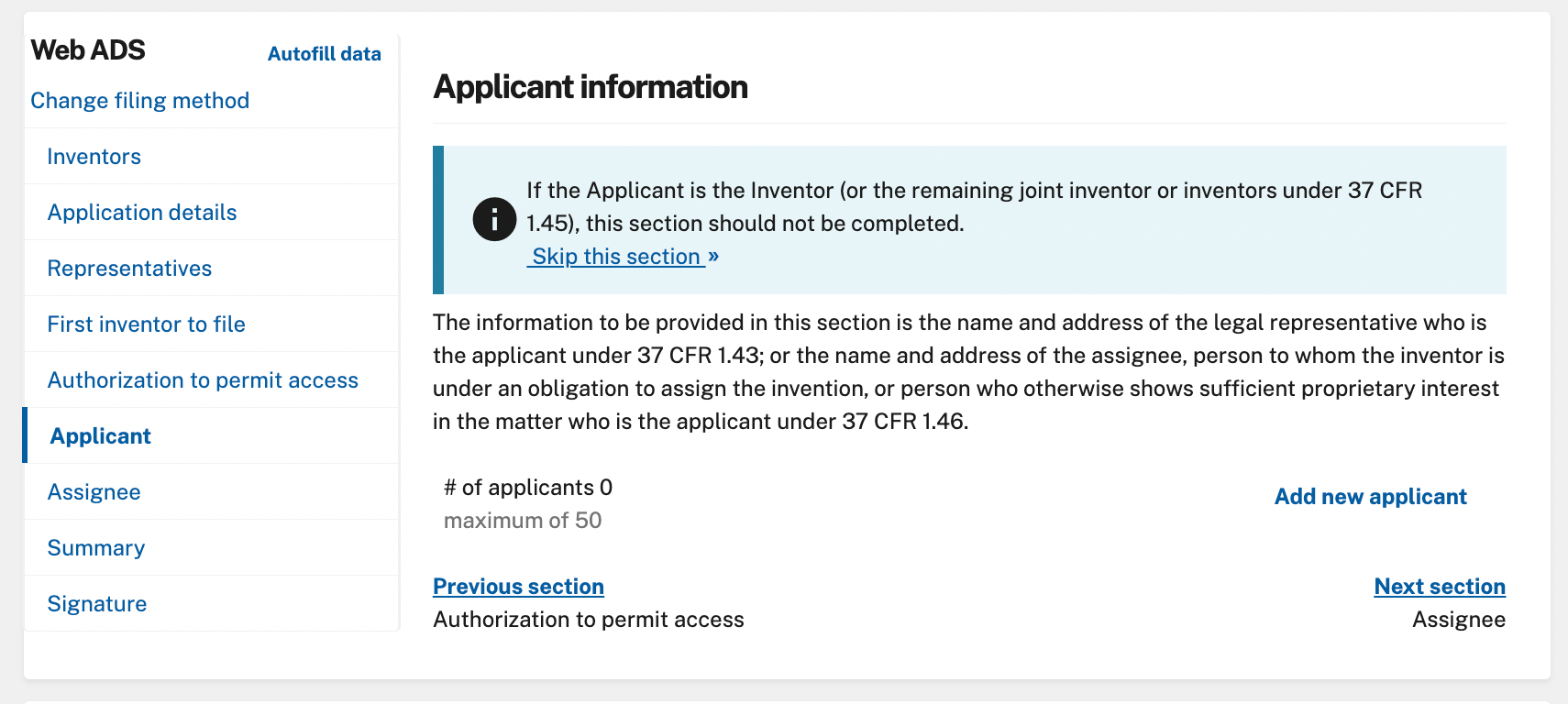 Patent Dropdown Instructions