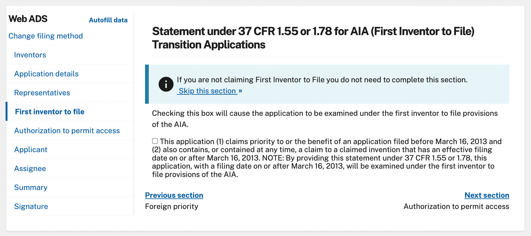 Patent Dropdown Instructions