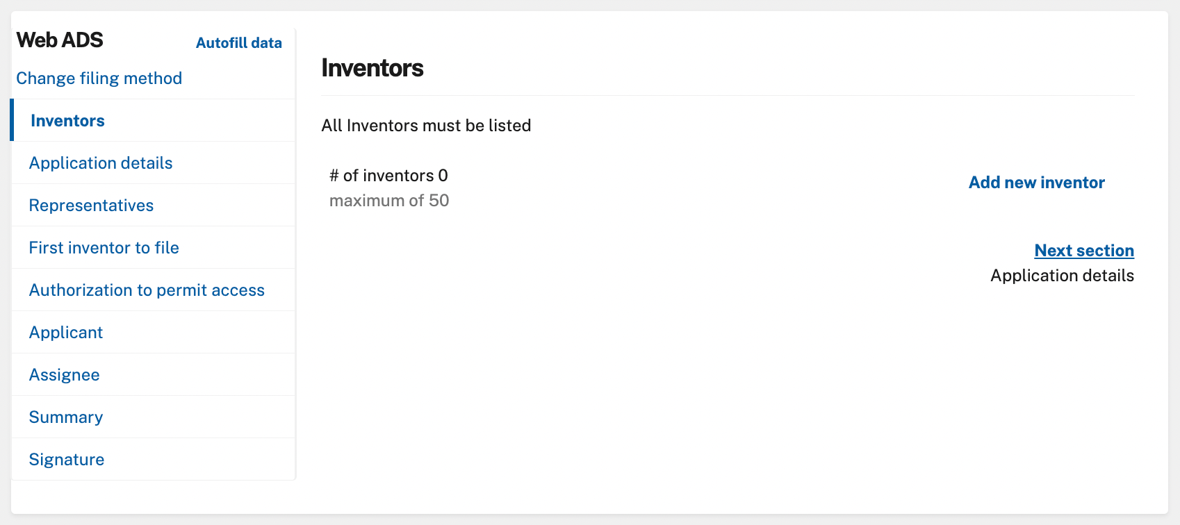 Patent Dropdown Instructions